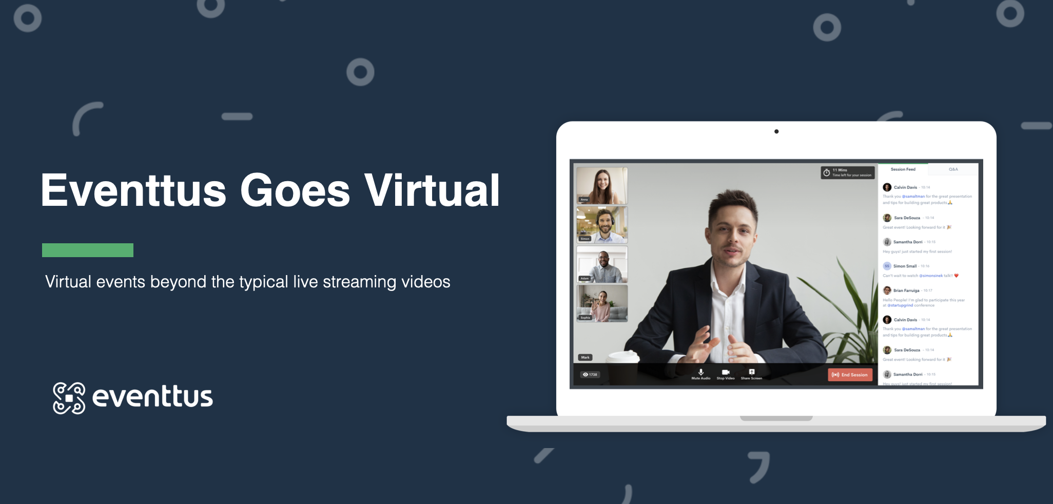 Eventtus secures investment to launch a virtual events platform