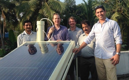 Solar solution for saltwater stress