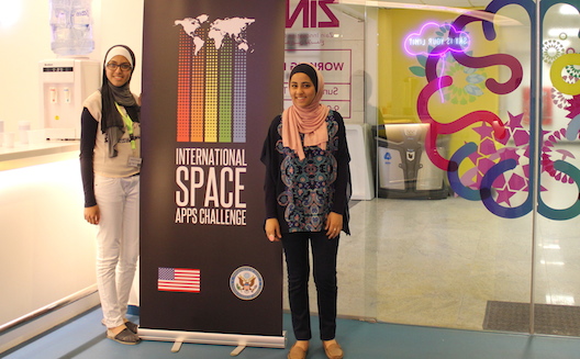 Meet the 16-year olds who brought the NASA Space Apps hackathon to Jordan