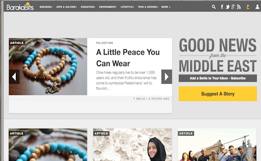 Baraka Bits uses 'good news from the Middle East' to power positive change in the region