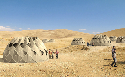 Innovative tent for refugees harnesses renewable energy